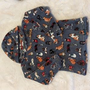 Like NEW Vera Bradley Holiday Dogs Fleece